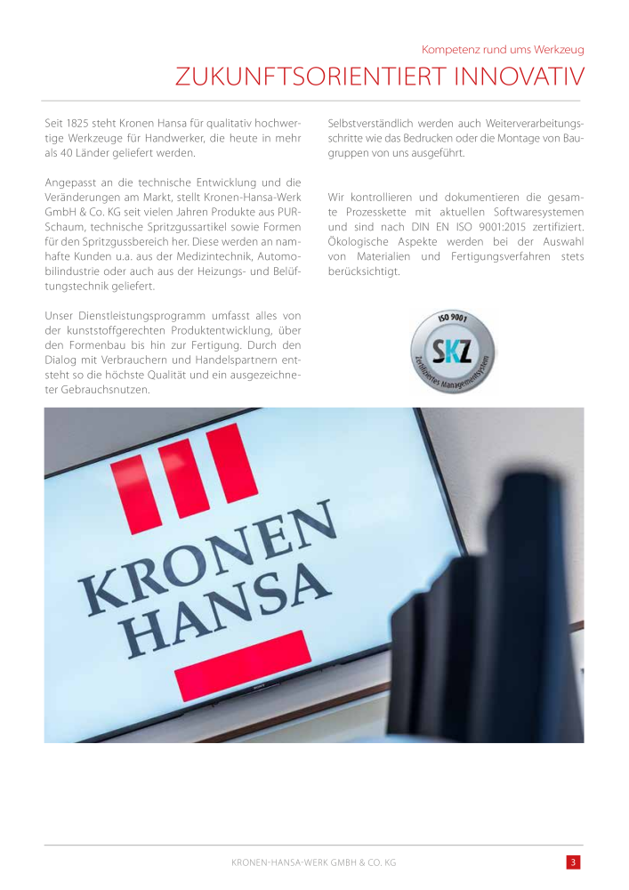 Kronen Hansa Hauptkatalog Bauwerkzeuge NO.: 581 - Page 3