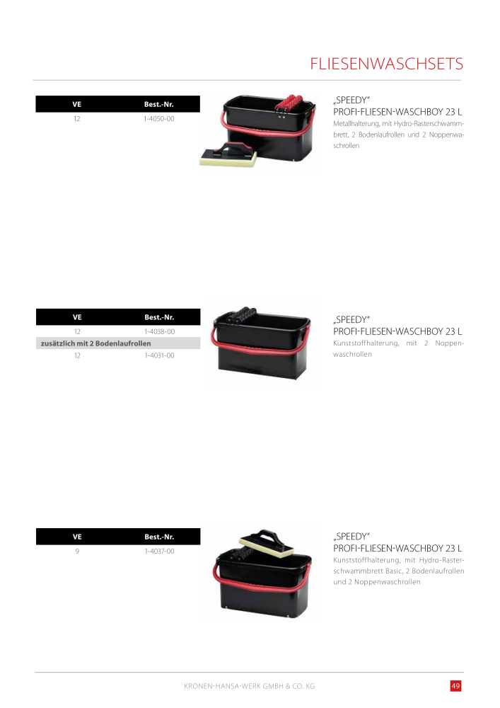 Kronen Hansa Hauptkatalog Bauwerkzeuge NO.: 581 - Page 49