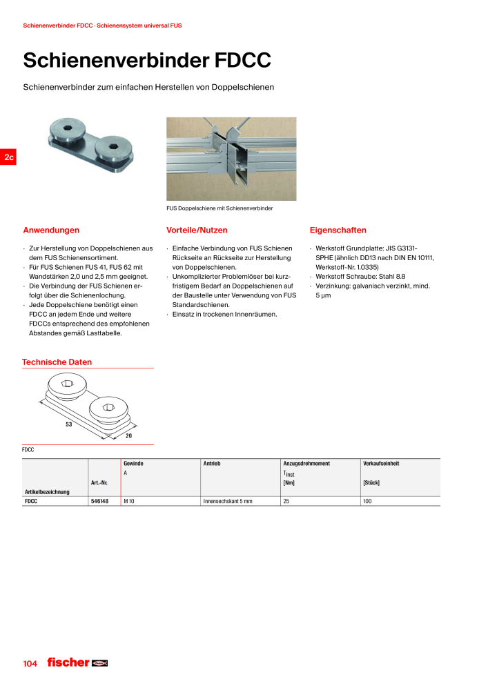 fischer Installationssysteme Hauptkatalog NR.: 582 - Side 104