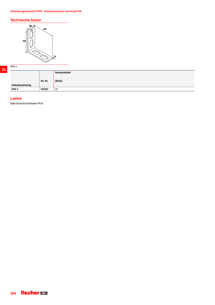 fischer Installationssysteme Hauptkatalog NR.: 582 - Side 124