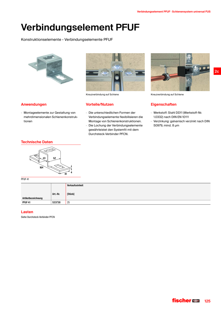 fischer Installationssysteme Hauptkatalog NR.: 582 - Side 125