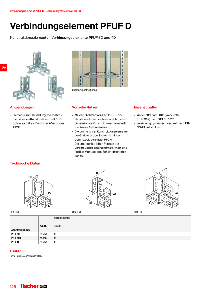 fischer Installationssysteme Hauptkatalog NR.: 582 - Side 126