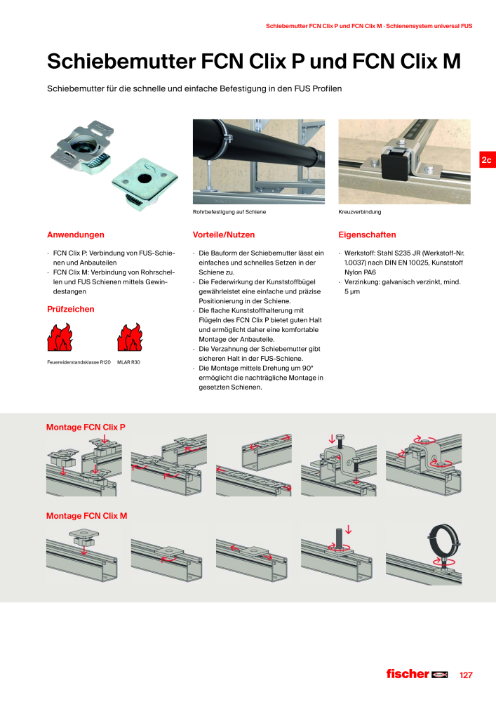 fischer Installationssysteme Hauptkatalog NR.: 582 - Side 127