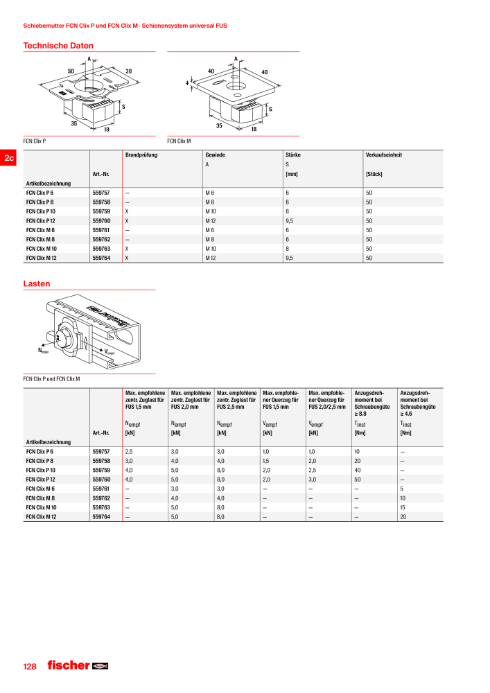 fischer Installationssysteme Hauptkatalog NR.: 582 - Side 128