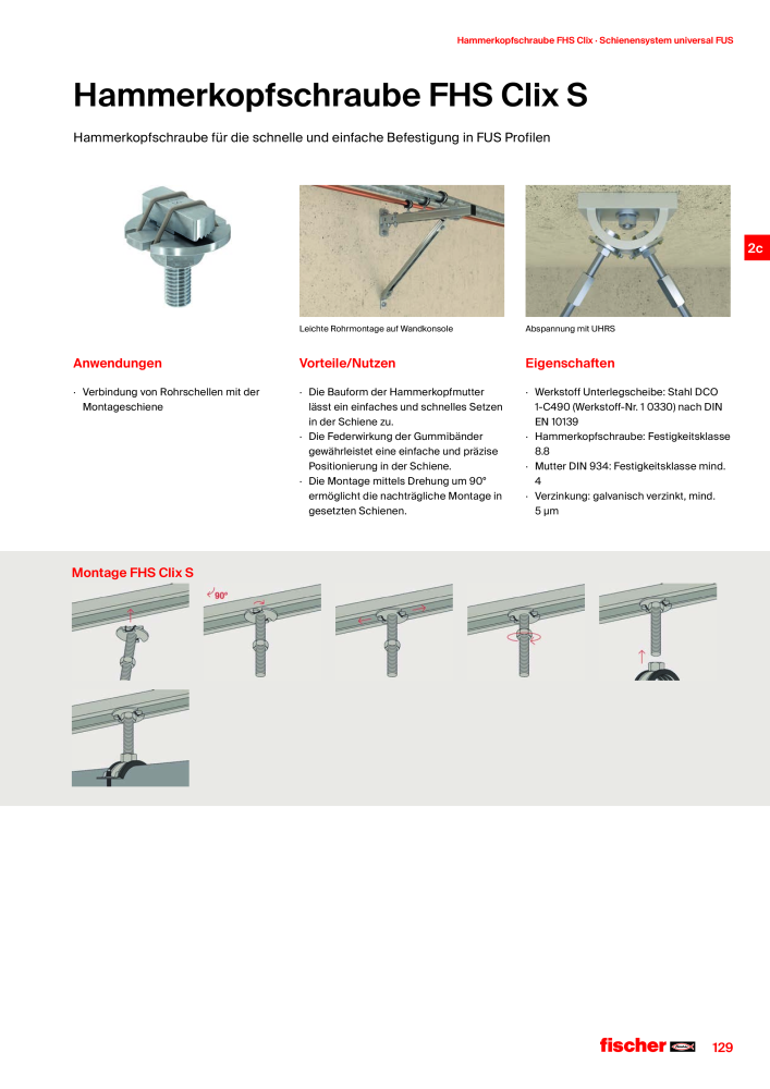 fischer Installationssysteme Hauptkatalog NR.: 582 - Side 129