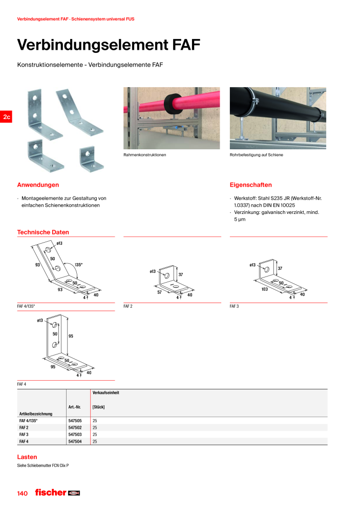 fischer Installationssysteme Hauptkatalog NR.: 582 - Side 140