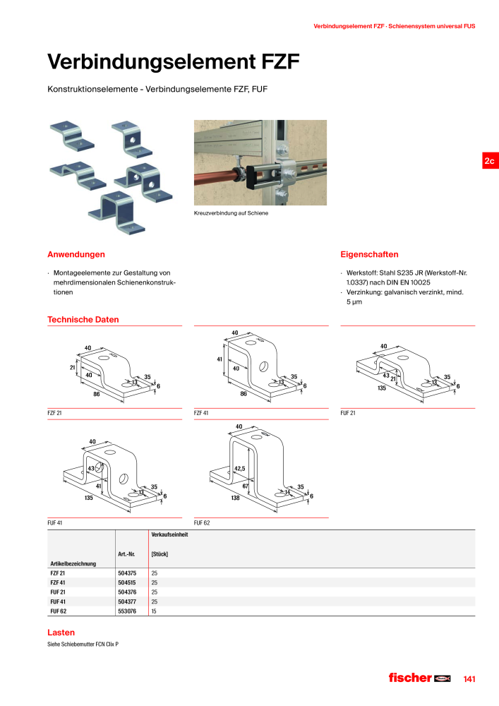 fischer Installationssysteme Hauptkatalog NR.: 582 - Side 141