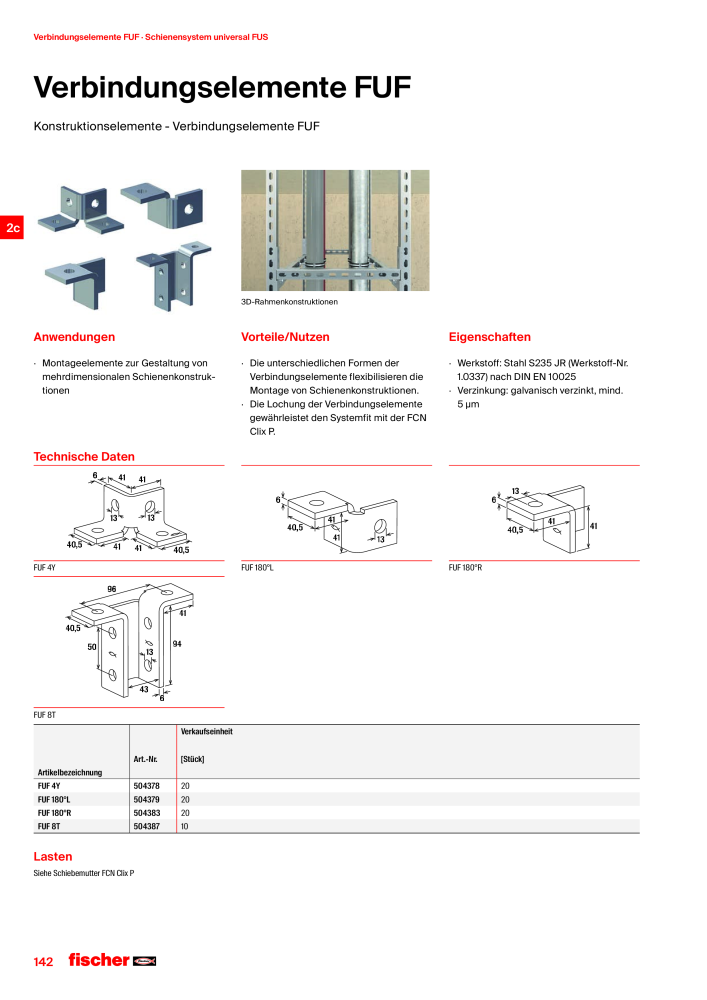 fischer Installationssysteme Hauptkatalog NR.: 582 - Side 142