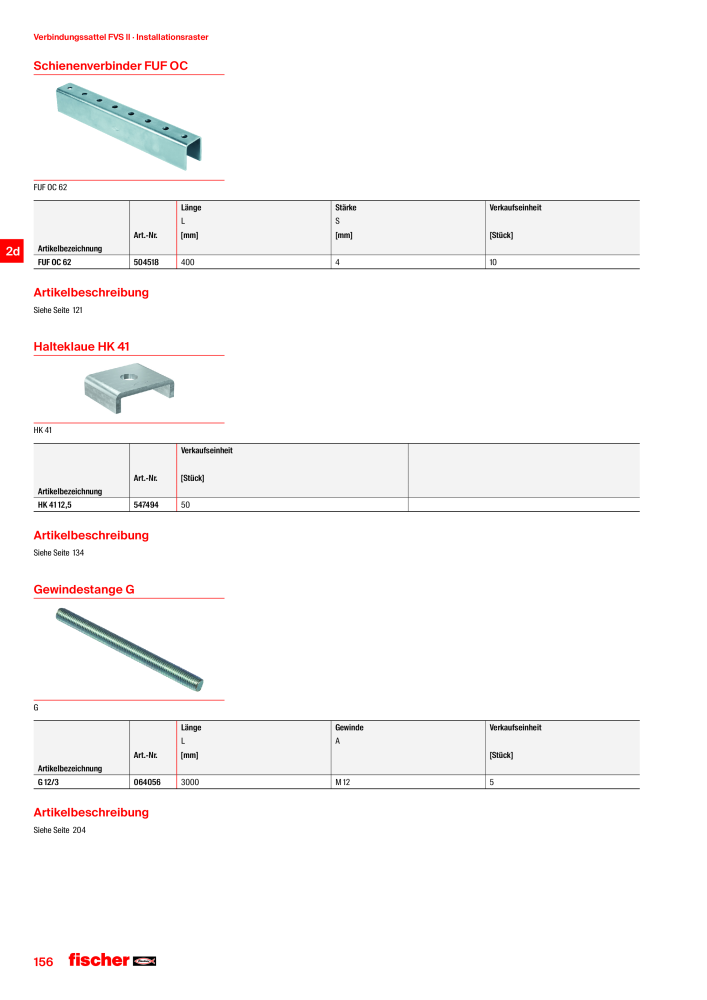 fischer Installationssysteme Hauptkatalog NR.: 582 - Side 156