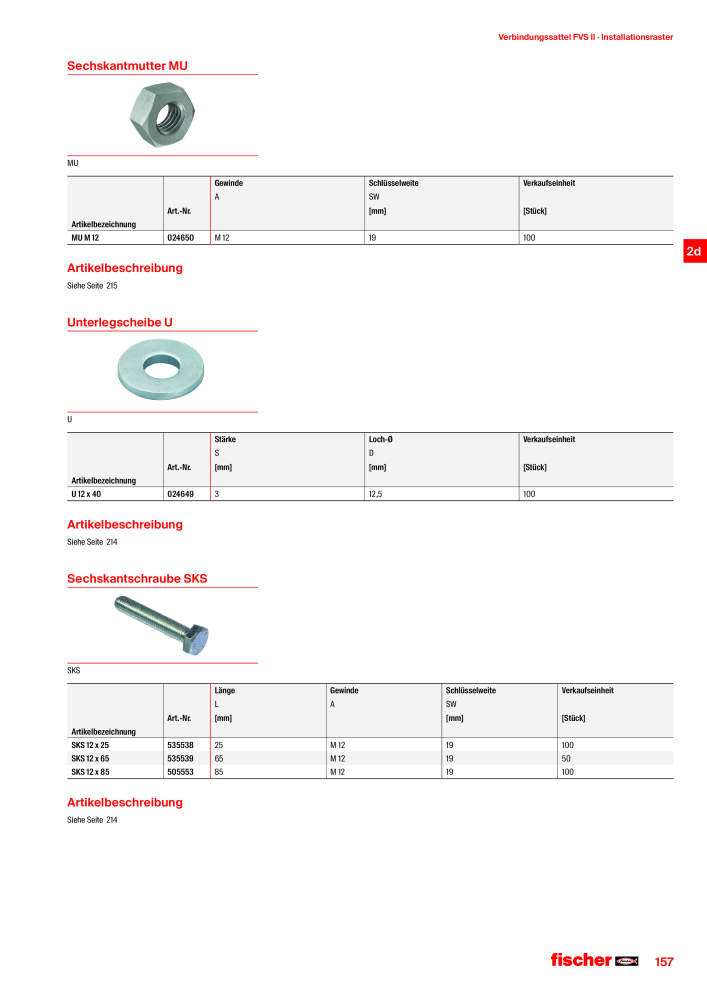 fischer Installationssysteme Hauptkatalog NR.: 582 - Side 157