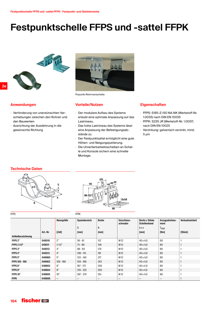 fischer Installationssysteme Hauptkatalog NR.: 582 - Side 164