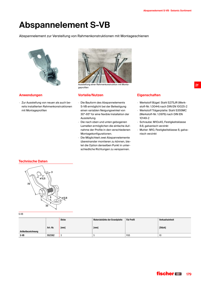 fischer Installationssysteme Hauptkatalog NR.: 582 - Side 179