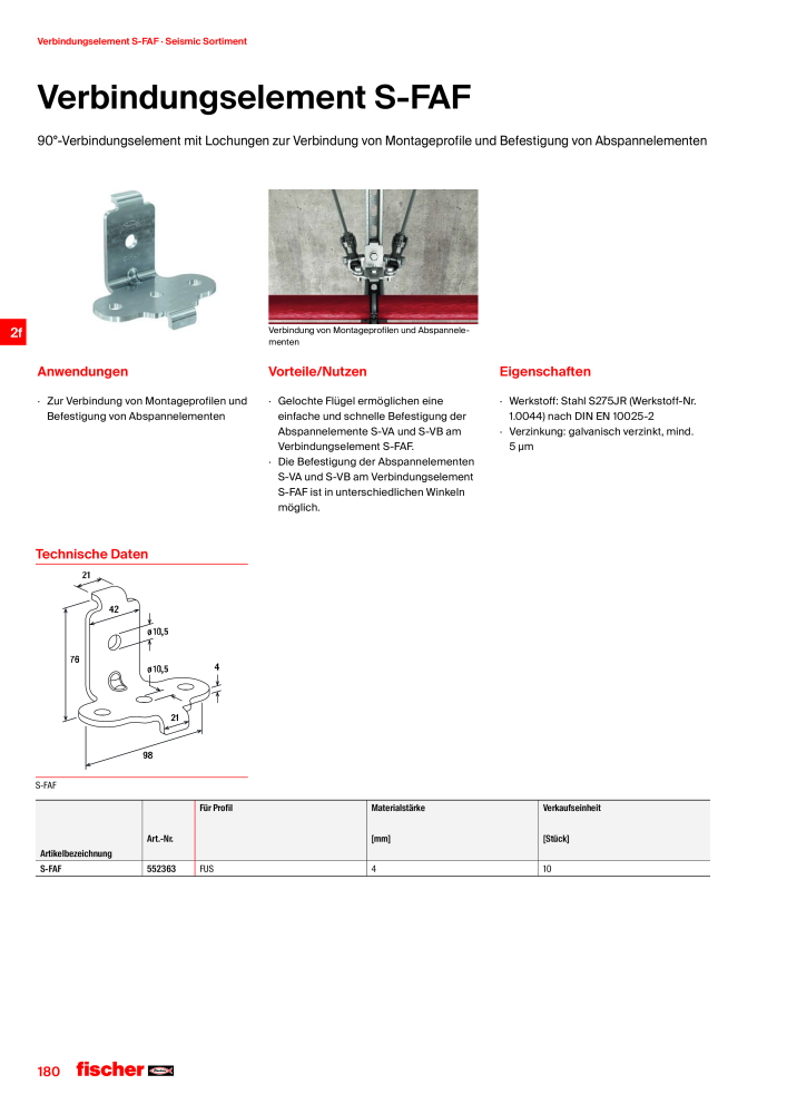 fischer Installationssysteme Hauptkatalog NR.: 582 - Side 180