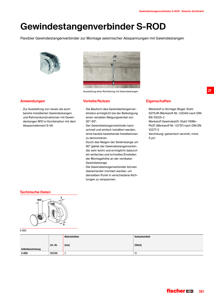 fischer Installationssysteme Hauptkatalog NR.: 582 - Side 181