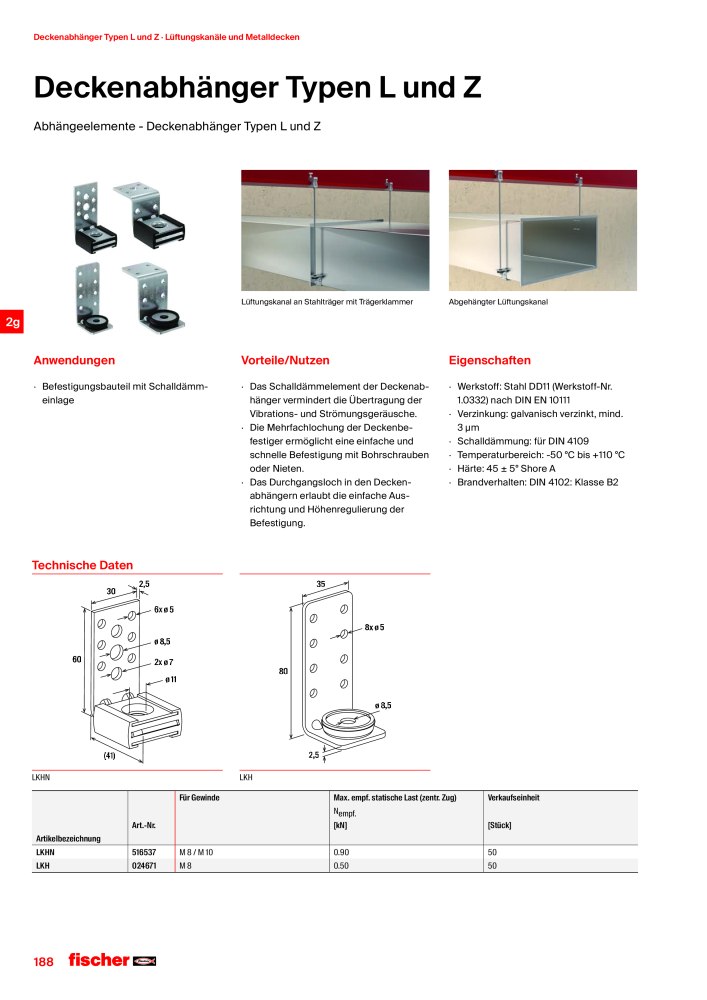 fischer Installationssysteme Hauptkatalog NR.: 582 - Side 188