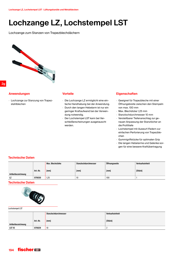fischer Installationssysteme Hauptkatalog NR.: 582 - Side 194
