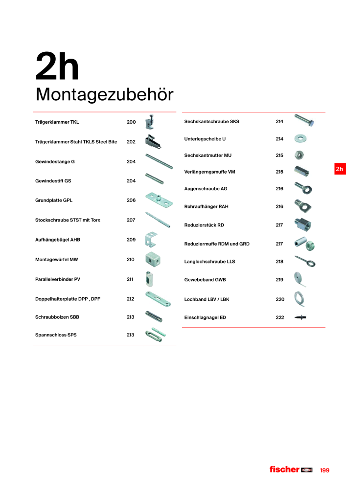 fischer Installationssysteme Hauptkatalog NR.: 582 - Side 199