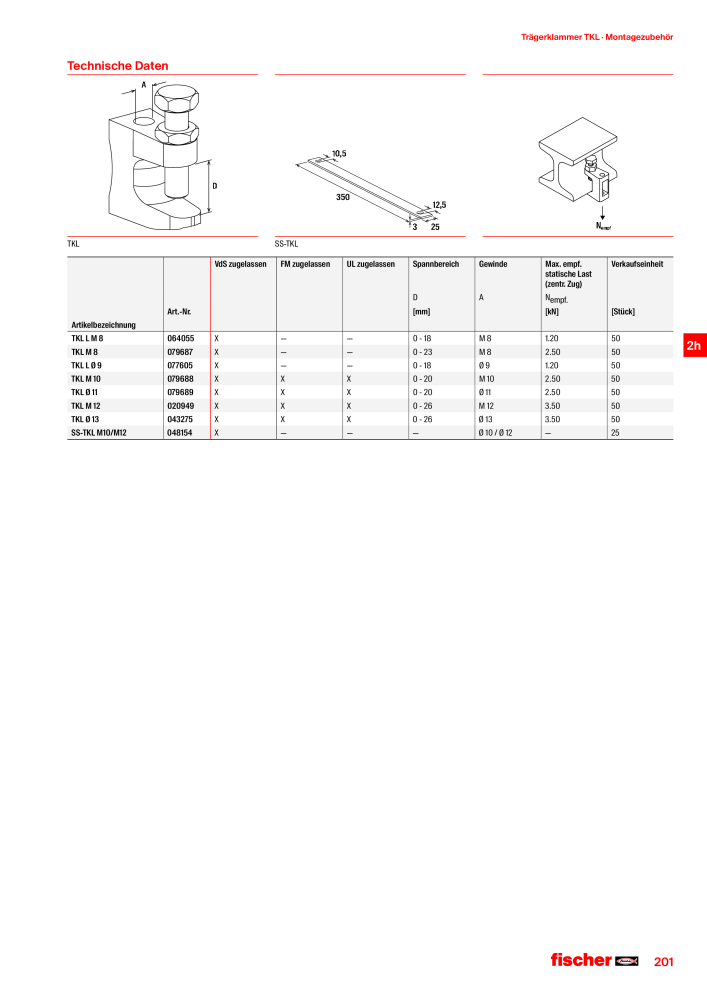 fischer Installationssysteme Hauptkatalog NR.: 582 - Side 201