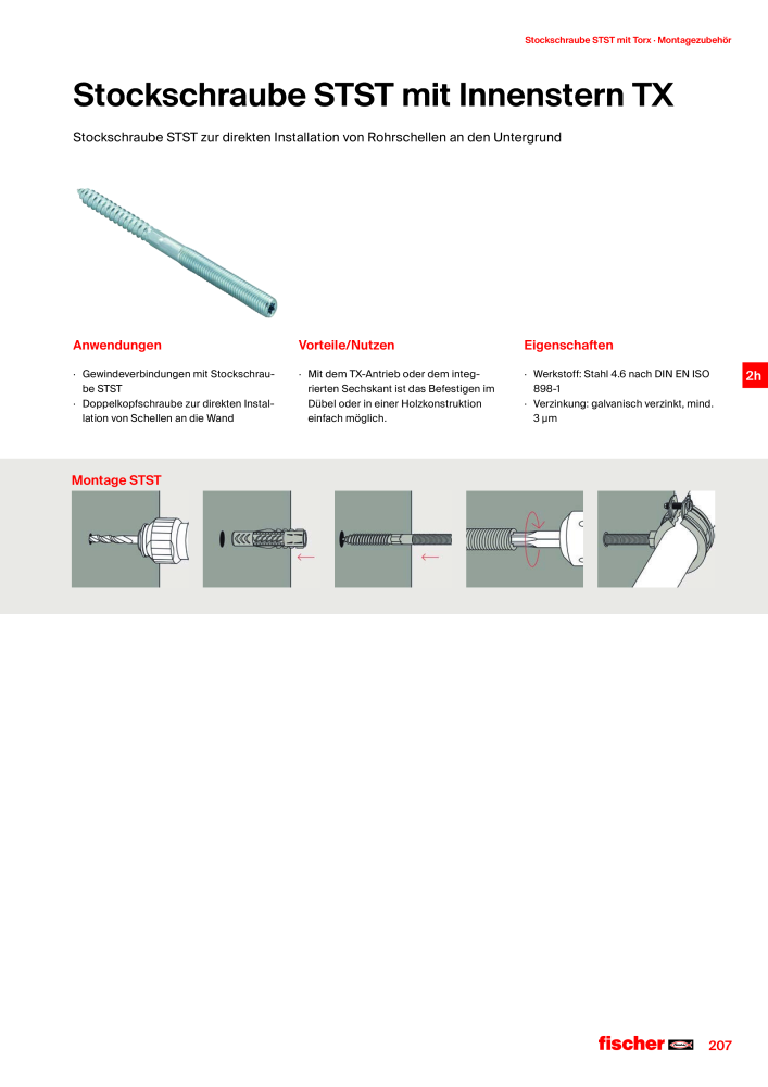 fischer Installationssysteme Hauptkatalog NR.: 582 - Side 207