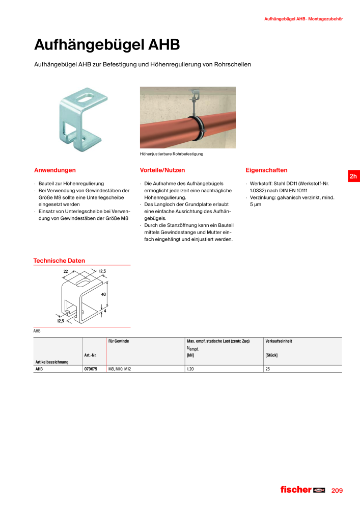fischer Installationssysteme Hauptkatalog NR.: 582 - Side 209