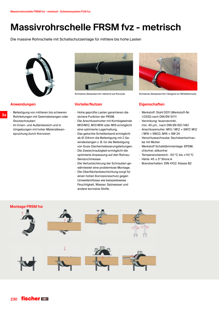 fischer Installationssysteme Hauptkatalog NR.: 582 - Side 230