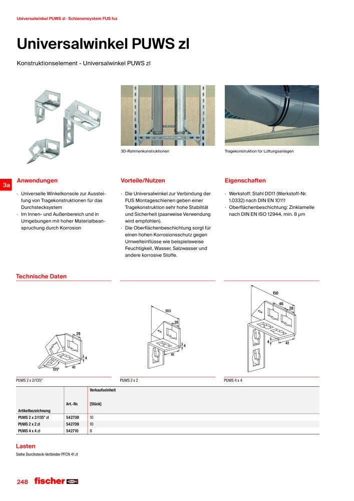 fischer Installationssysteme Hauptkatalog NR.: 582 - Side 248