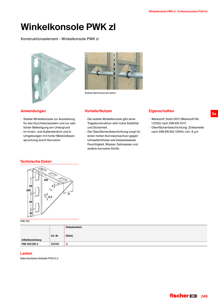 fischer Installationssysteme Hauptkatalog NR.: 582 - Side 249