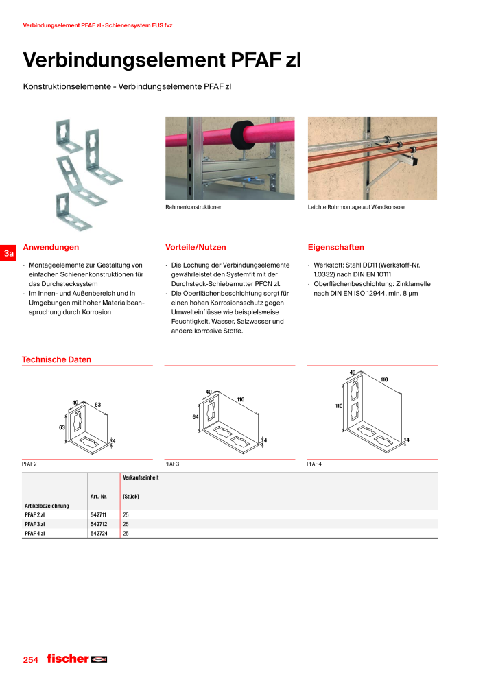 fischer Installationssysteme Hauptkatalog NR.: 582 - Side 254