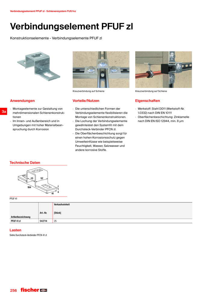 fischer Installationssysteme Hauptkatalog NR.: 582 - Side 256