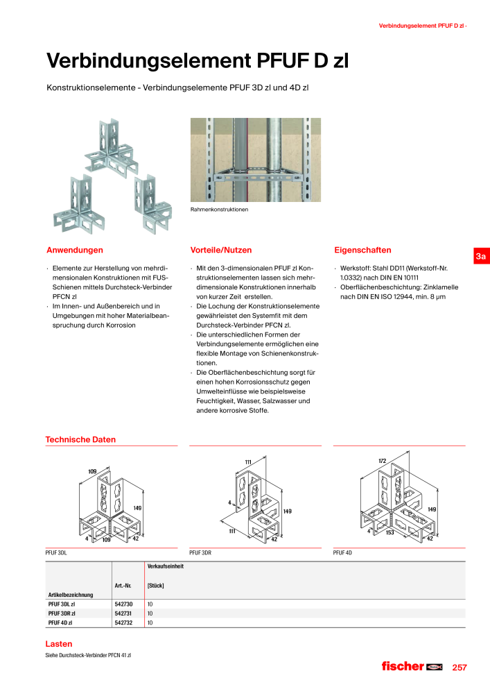fischer Installationssysteme Hauptkatalog NR.: 582 - Side 257
