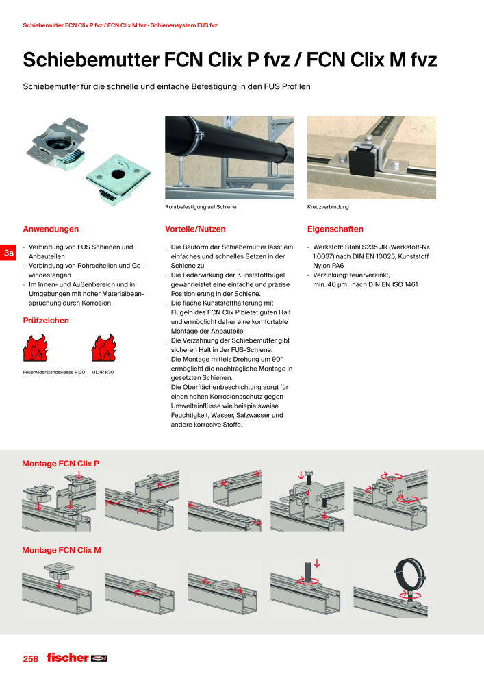 fischer Installationssysteme Hauptkatalog NR.: 582 - Side 258