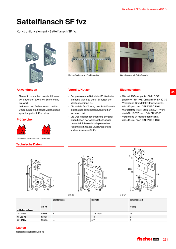 fischer Installationssysteme Hauptkatalog NR.: 582 - Side 261