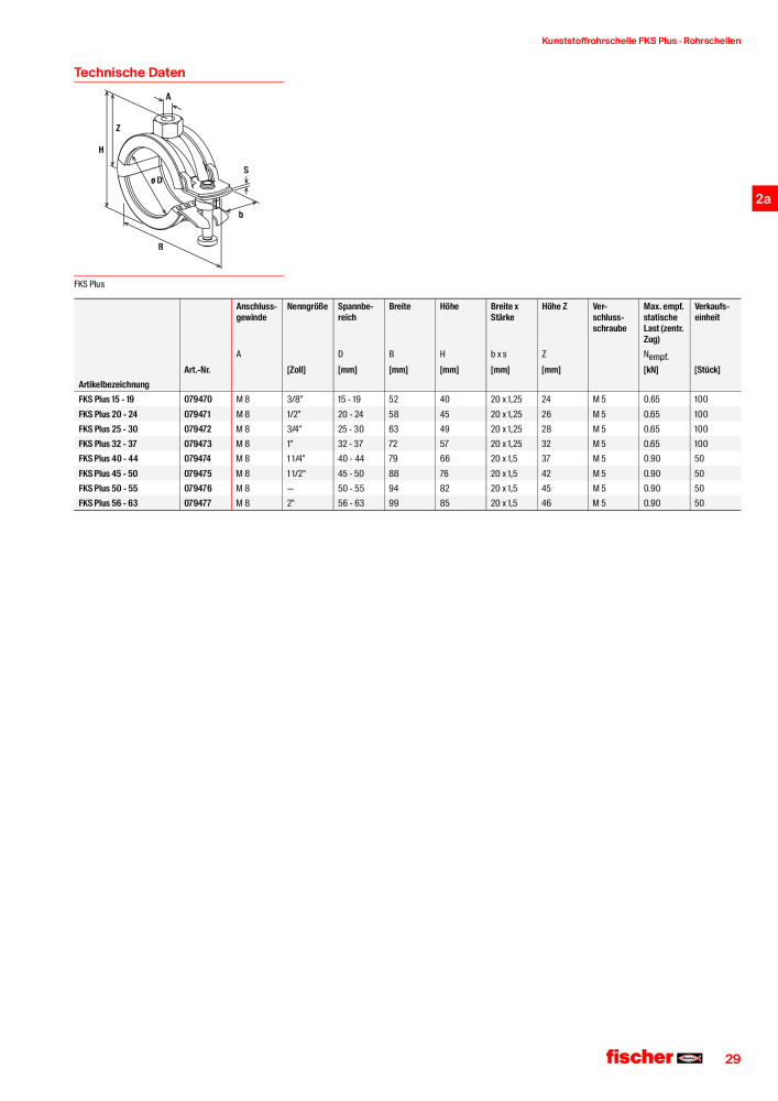 fischer Installationssysteme Hauptkatalog NO.: 582 - Page 29
