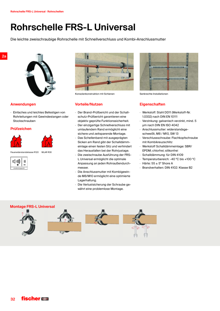 fischer Installationssysteme Hauptkatalog NO.: 582 - Page 32