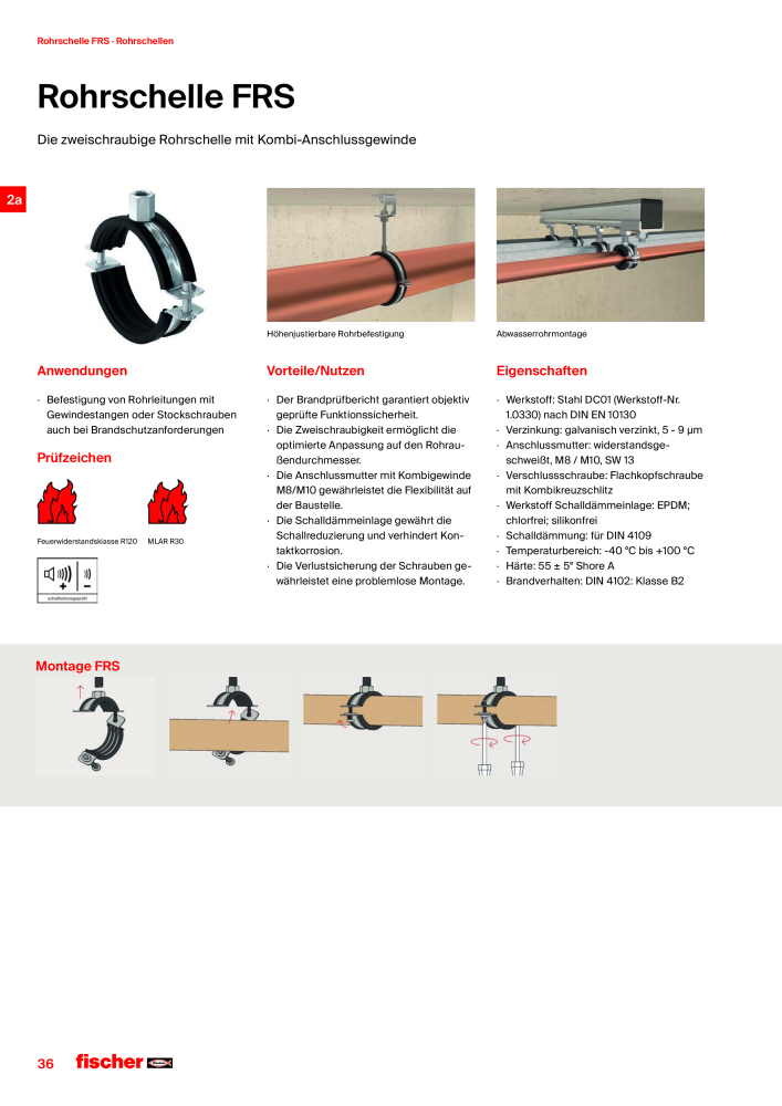 fischer Installationssysteme Hauptkatalog NO.: 582 - Page 36