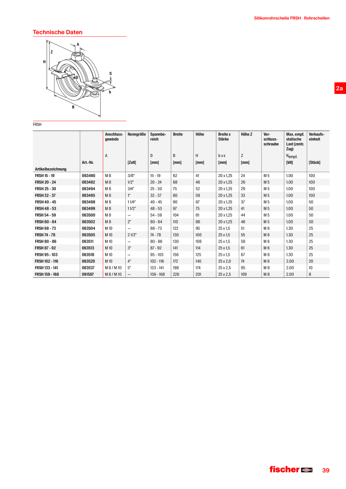 fischer Installationssysteme Hauptkatalog NR.: 582 - Side 39