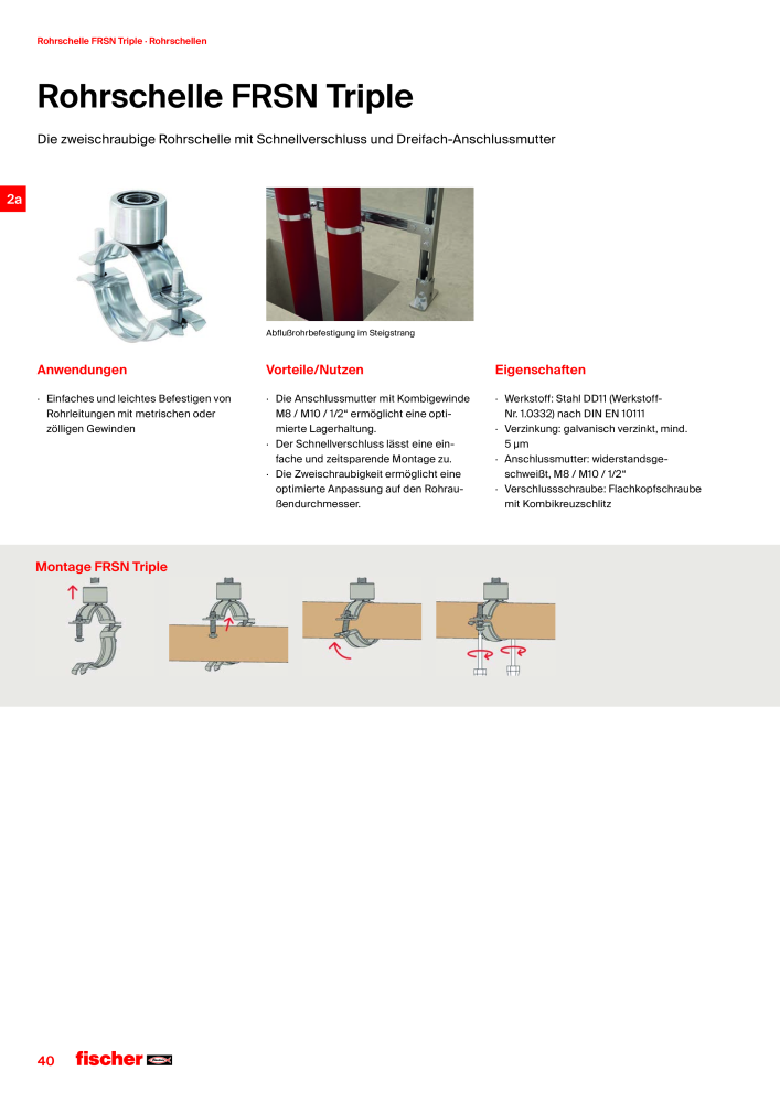 fischer Installationssysteme Hauptkatalog NR.: 582 - Side 40