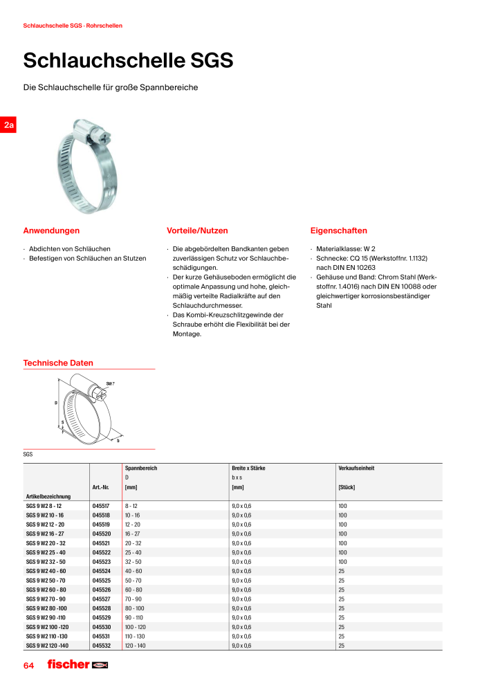 fischer Installationssysteme Hauptkatalog NR.: 582 - Side 64