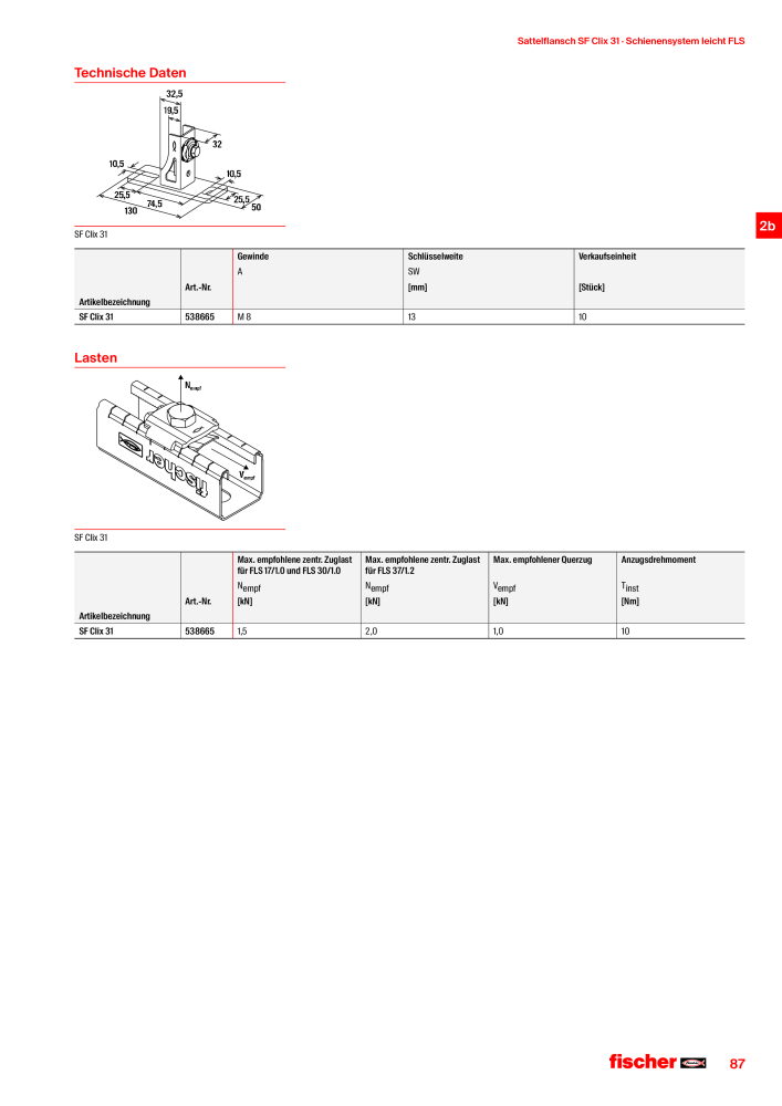 fischer Installationssysteme Hauptkatalog NR.: 582 - Side 87