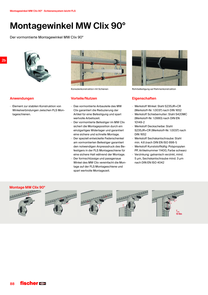 fischer Installationssysteme Hauptkatalog NR.: 582 - Side 88