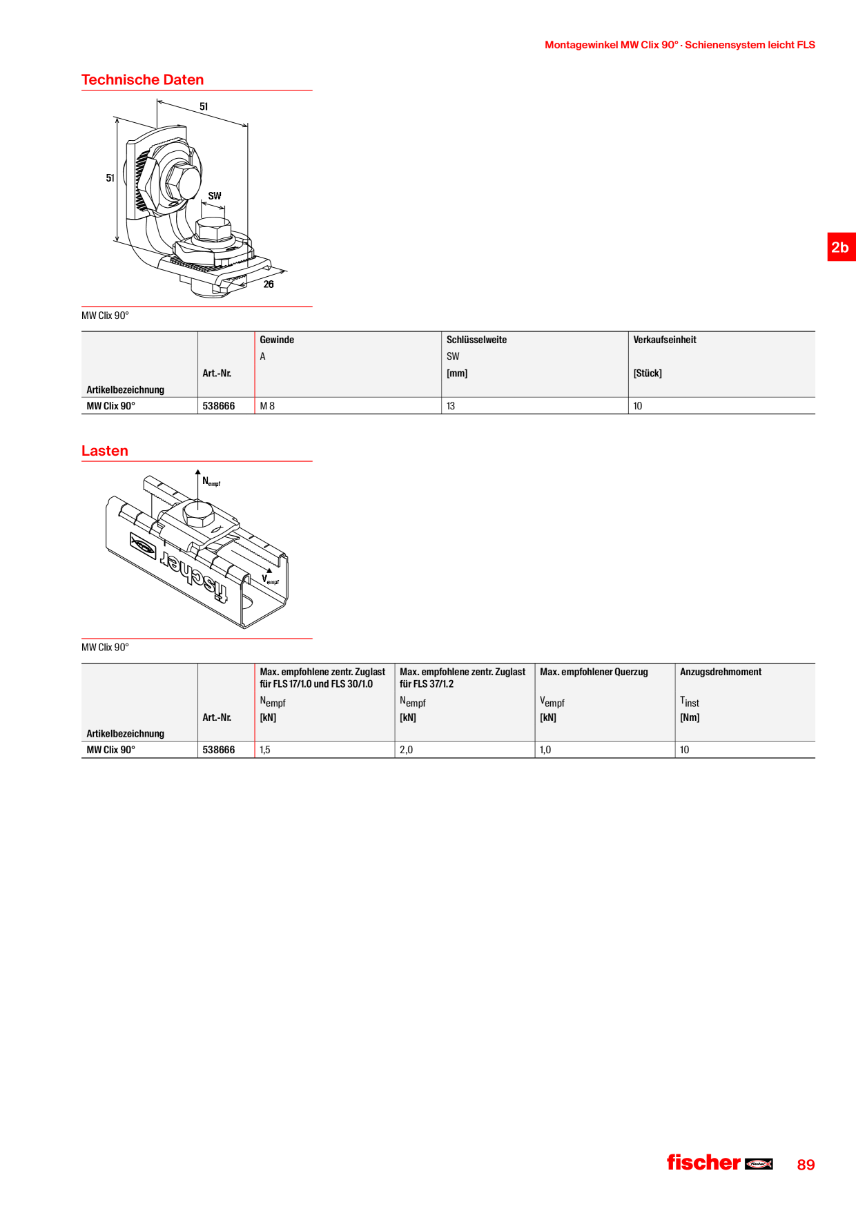 fischer Installationssysteme Hauptkatalog NR.: 582 - Side 89