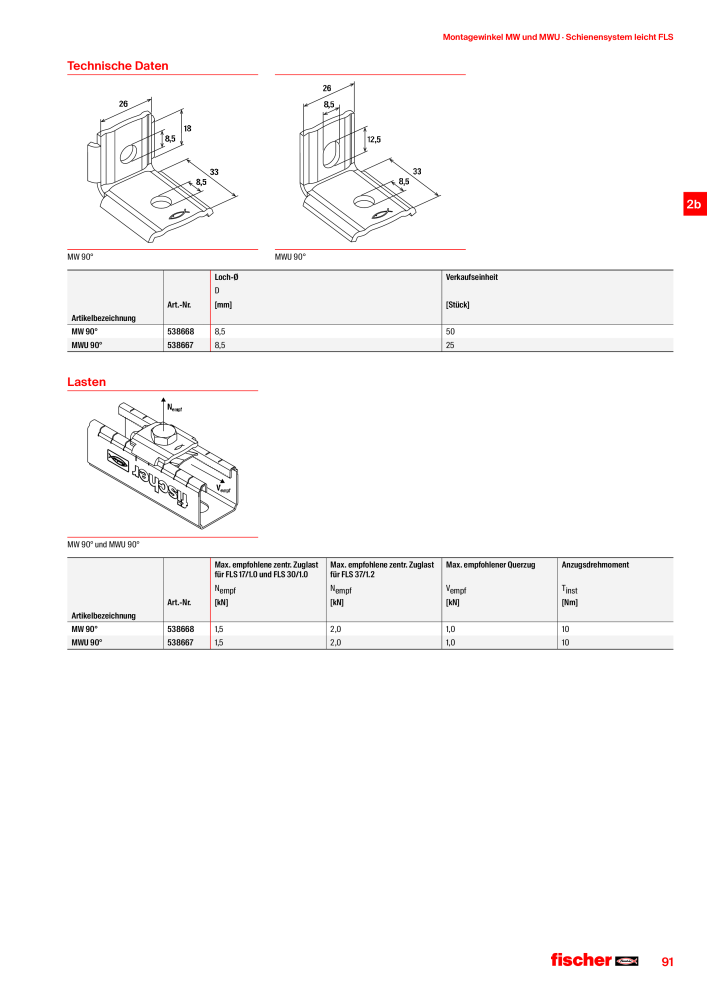 fischer Installationssysteme Hauptkatalog NR.: 582 - Side 91
