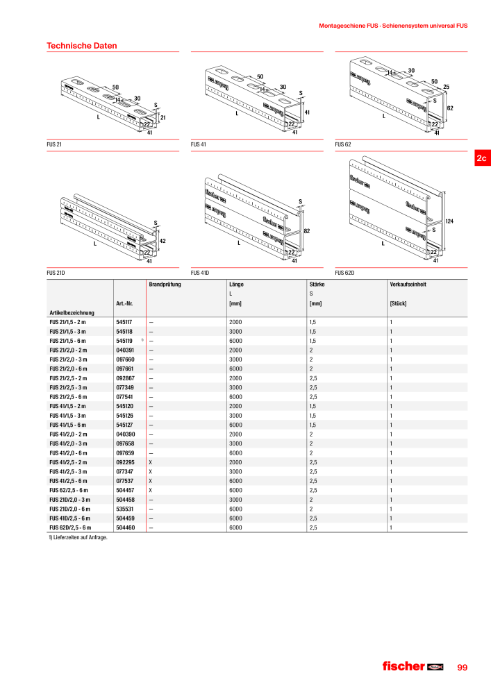 fischer Installationssysteme Hauptkatalog NR.: 582 - Side 99