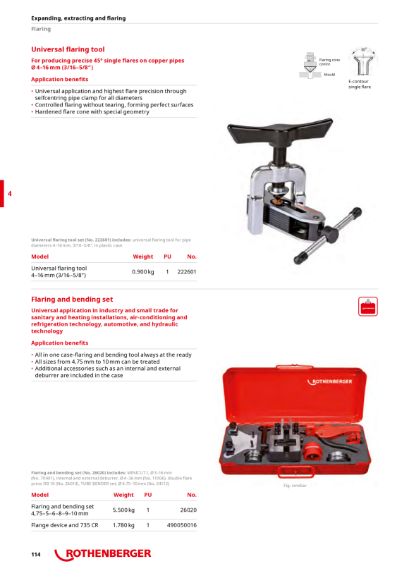 Rothenberger Felsapparaat + 735 CR 490050016