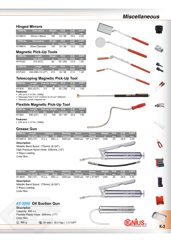 GENIUS Teleskopmagnet 100g AT-PU22