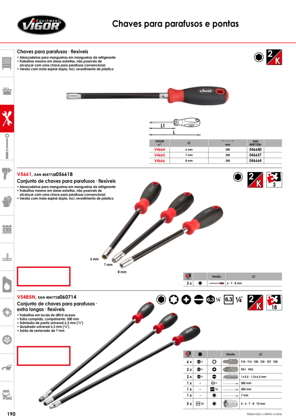 Vigor Schlosser-Hammer, Hammerkopf Gewicht 300g V2662-300