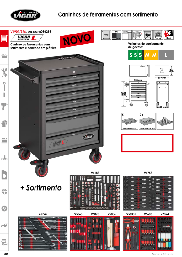 Vigor VARIEDADE PARA V1901/376 V1901/376-S