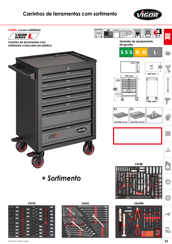 Vigor VARIEDADE PARA V1901/376 V1901/376-S
