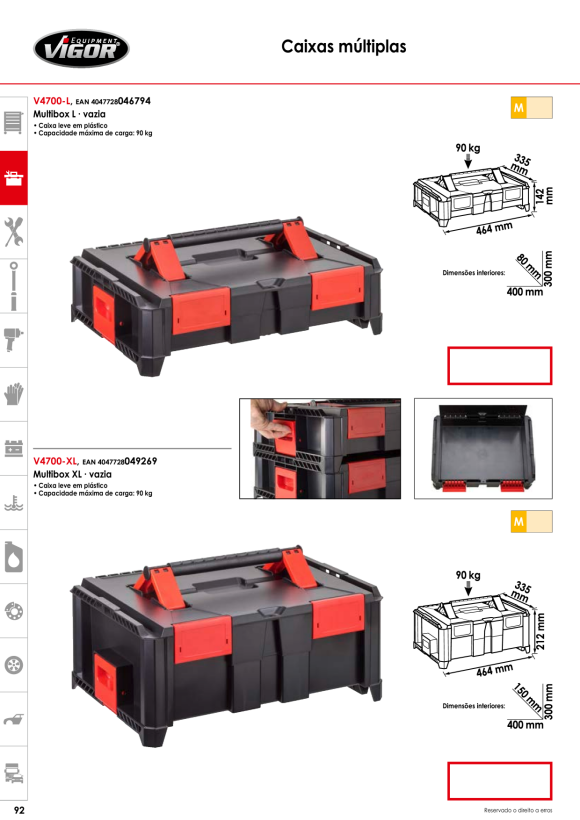 Vigor Schublade Extra-Groß, Series XXL V4481-XXL-7