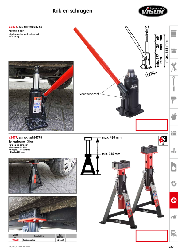 Vigor Rangierhilfe-Set V6029/2